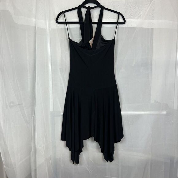 Vintage y2k Lipstick halter neck rhinestoned fairy dress cocktail party goth Md - Picture 6 of 7